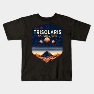 trisolaris national park logo Kids T-Shirt